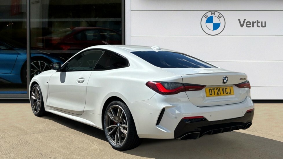 BMW 4 Series Gran Coupe M440d White #2