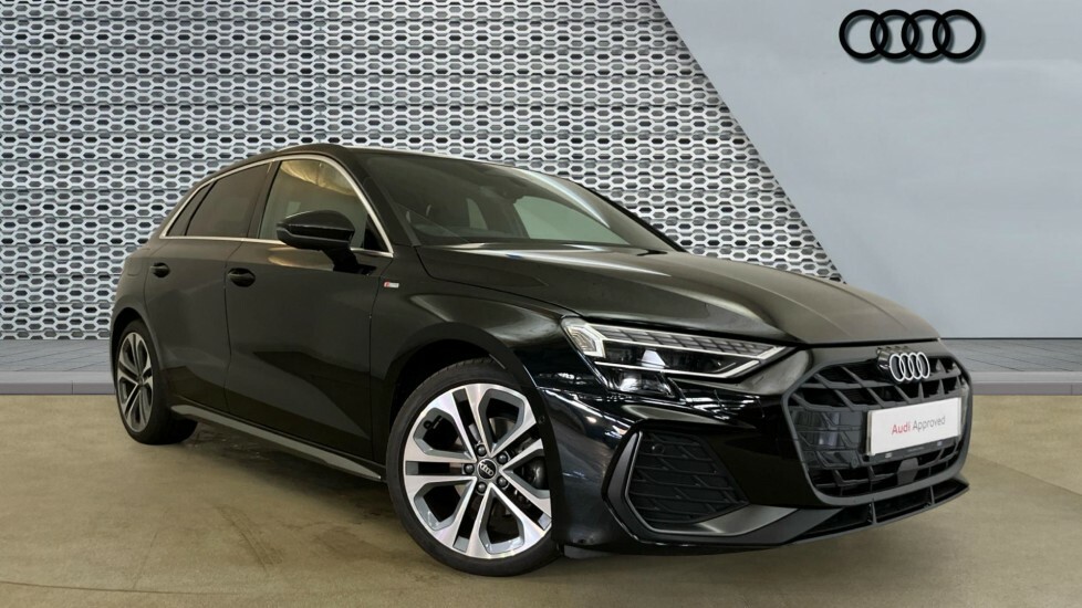 Audi A3 S Line VO26UZX Black