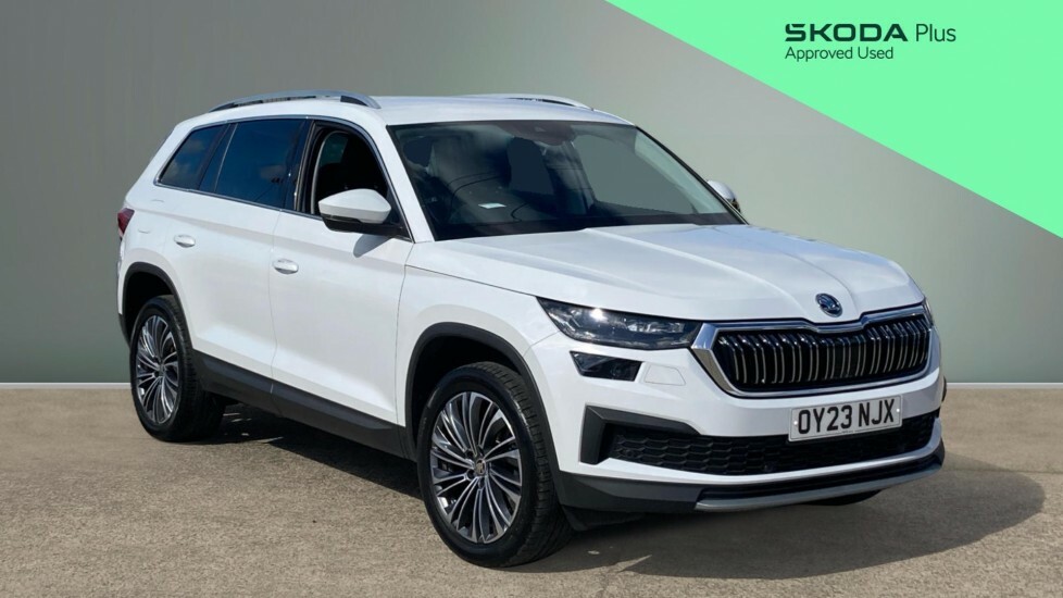 Skoda Kodiaq Se L Executive OY23NJX White