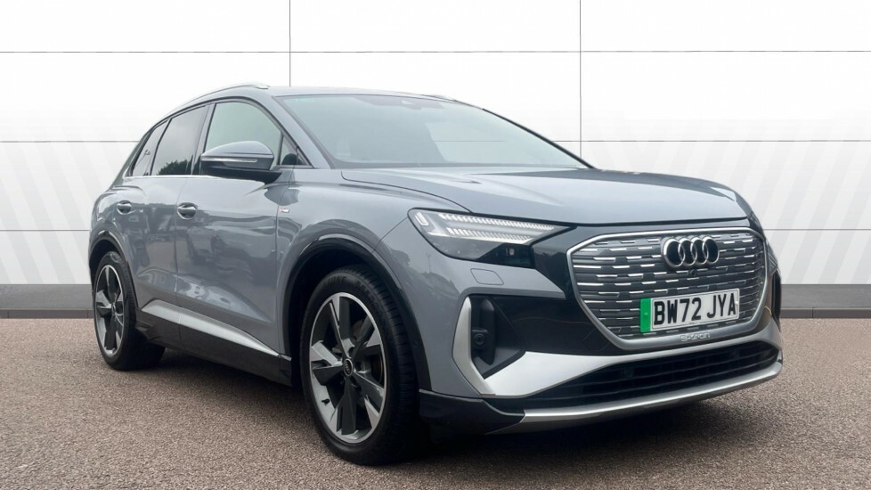 Audi Q4 E Tron S Line BW72JYA Grey