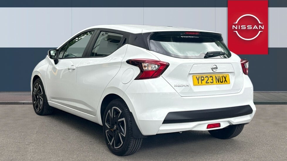 Nissan Micra Acenta White #2