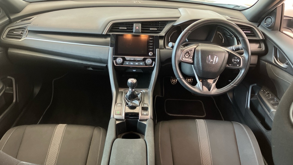 Honda Civic Sport White #4