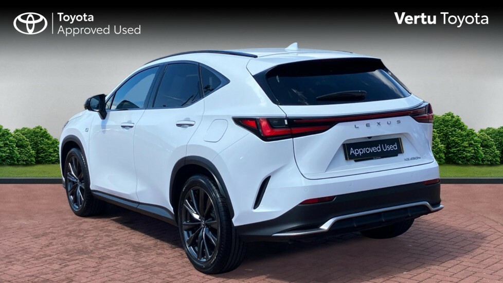 Lexus NX F-sport White #4
