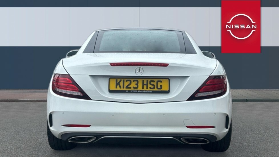 Mercedes-Benz SLC White #6