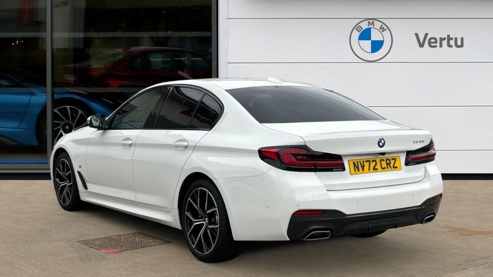 BMW 5 Series M Sport White #2