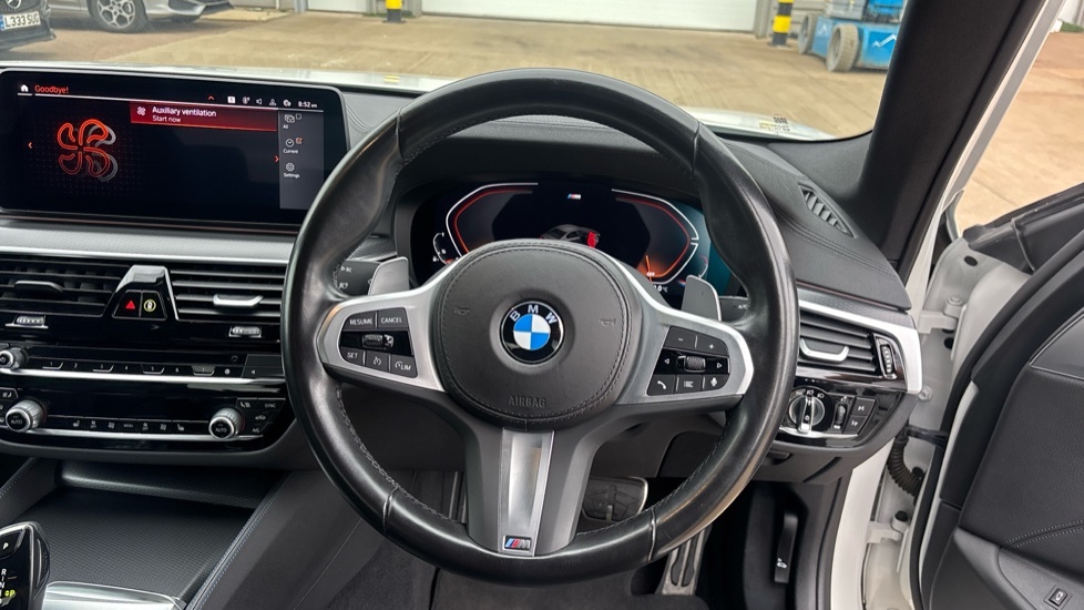 BMW 5 Series M Sport White #5