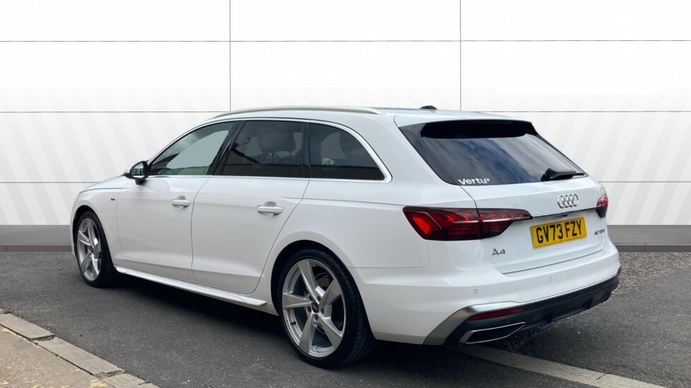 Audi A4 S Line White #2