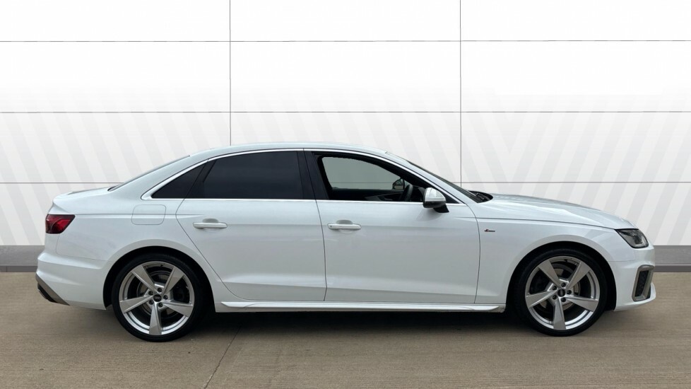 Audi A4 S Line White #3