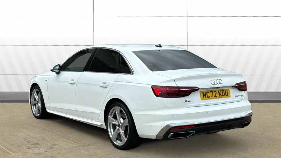 Audi A4 S Line White #2