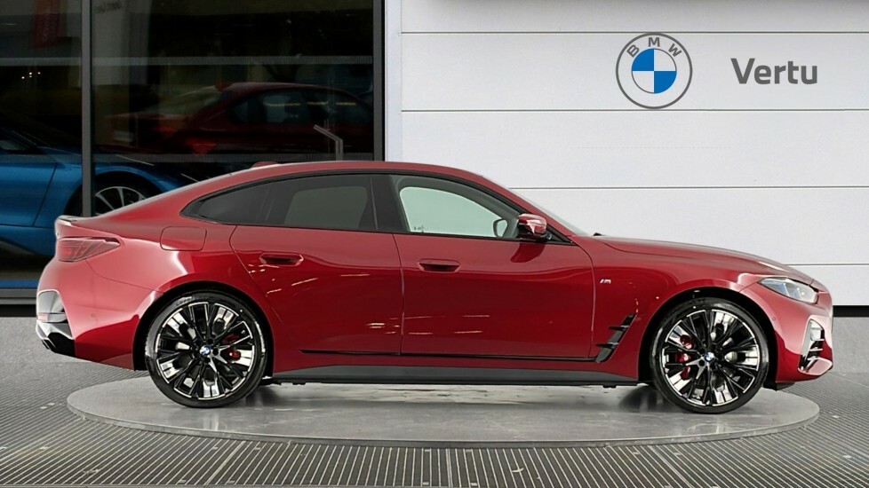 BMW i4 M Sport Red #3