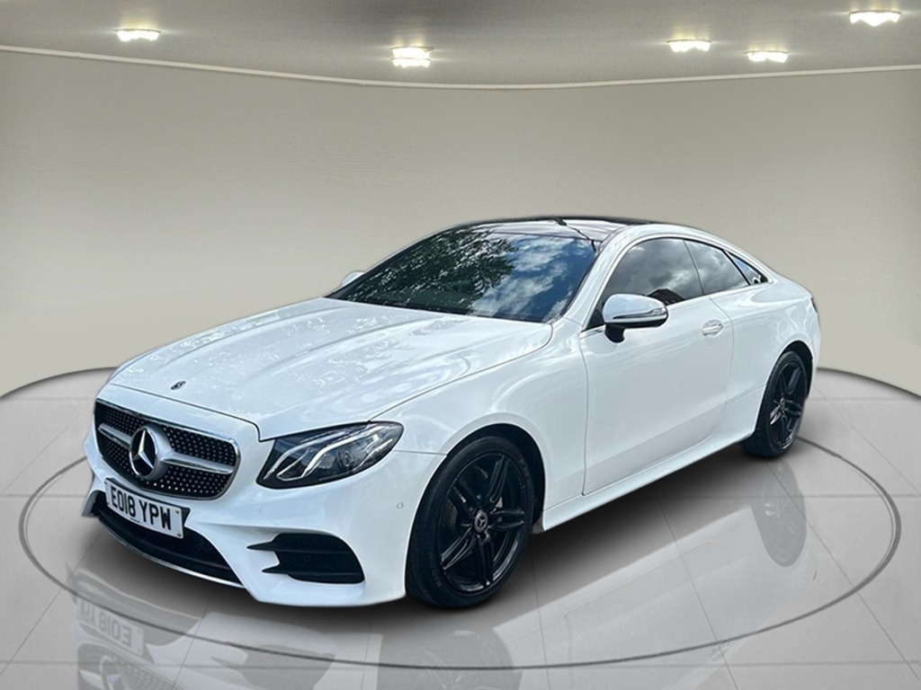 Mercedes-Benz E Class 2.0 E220d Amg Line Premium Coupe G-tr White