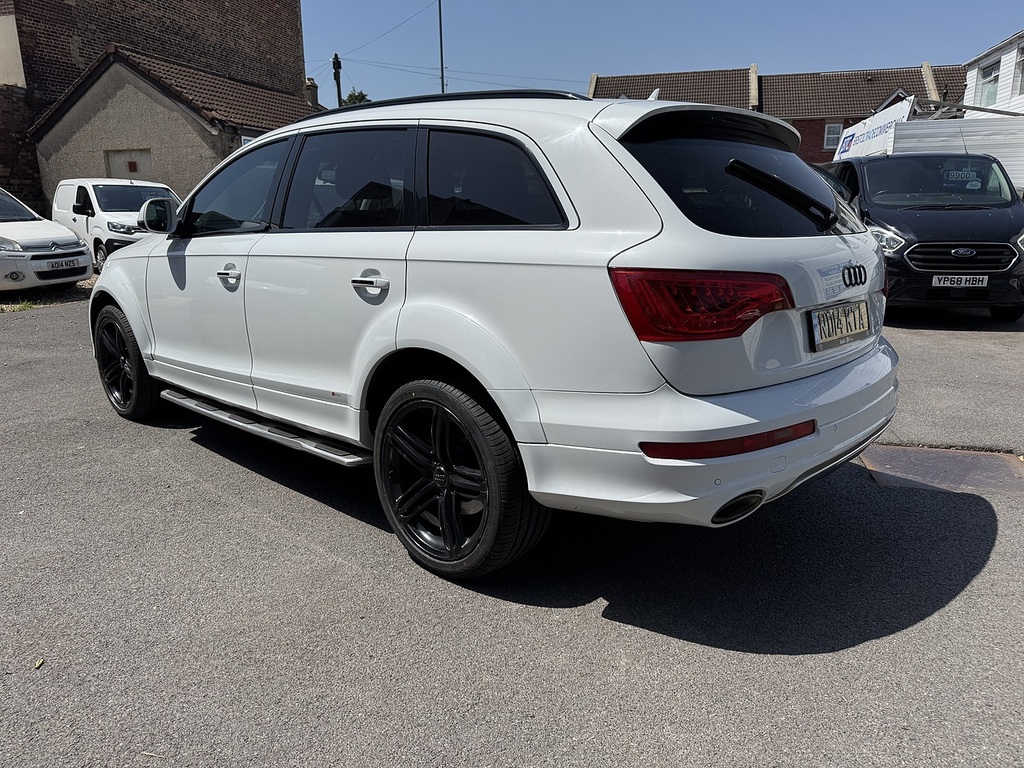 Audi Q7 3.0 Tdi V6 S Line Sport Edition Suv Tip White #3