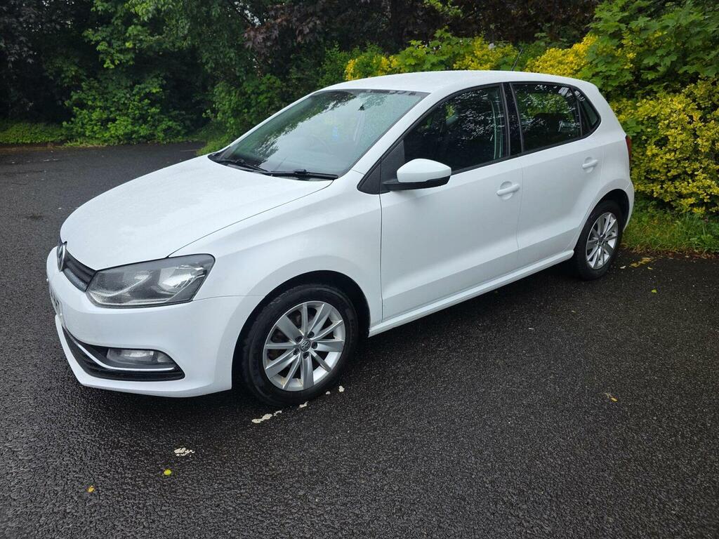 Volkswagen Polo Hatchback 1.2 Tsi Bluemotion Tech Se Euro 6 Ss MC14HHT White #4