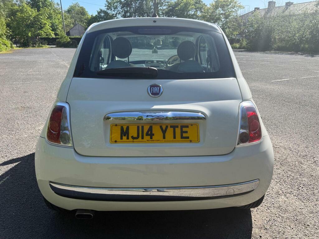 Fiat 500 1.2 Lounge Euro 6 S S White #5