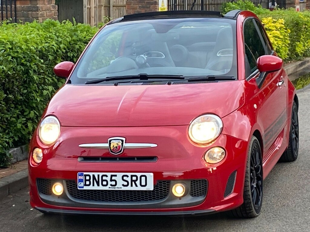 Abarth 595 1.4 T-jet Turismo Cabrio Euro 6 BN65SRO Red #2