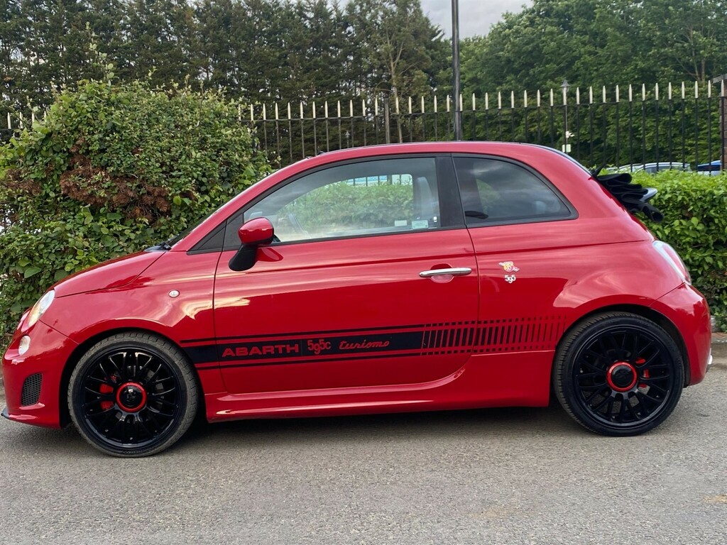 Abarth 595 1.4 T-jet Turismo Cabrio Euro 6 BN65SRO Red #4
