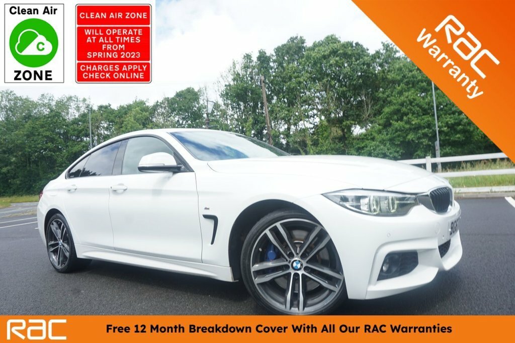 BMW 4 Series Gran Coupe 3L M Sport White