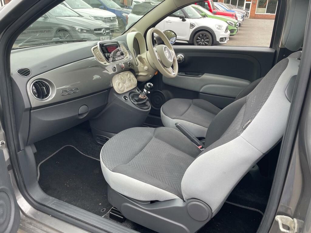 Fiat 500 1.2 Eco Pop Star Euro 6 Ss ND17NFN Grey #4