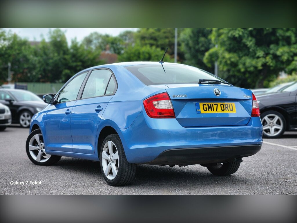 Skoda Rapid 1.4 Tdi Se L Hatchback Euro 6 S Blue #4
