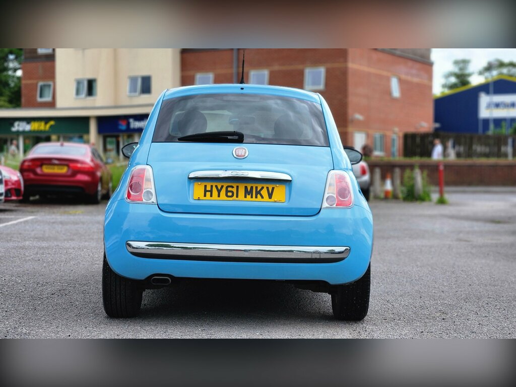 Fiat 500 Hatchback White #7