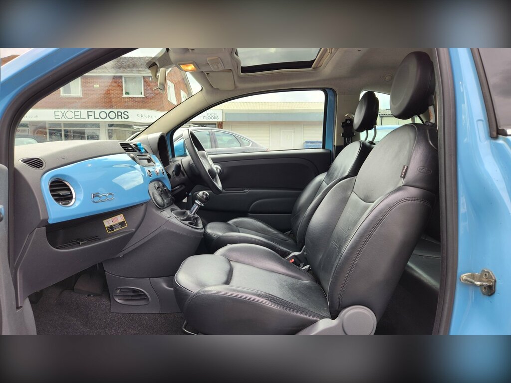 Fiat 500 Hatchback White #11