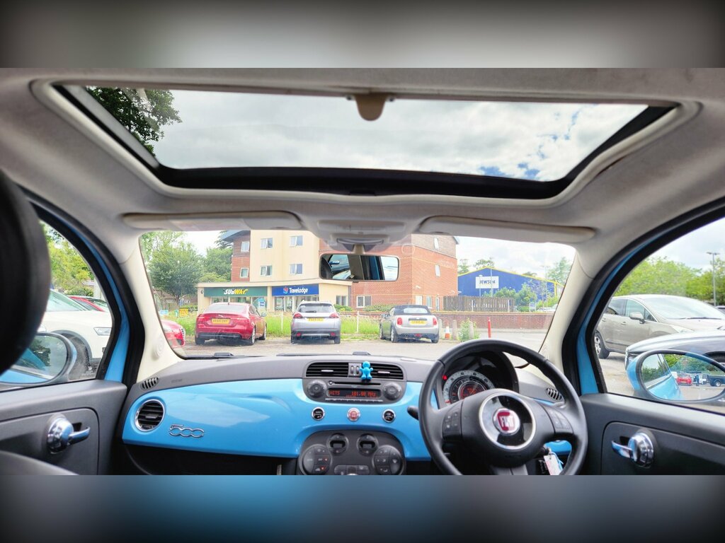 Fiat 500 Hatchback White #13