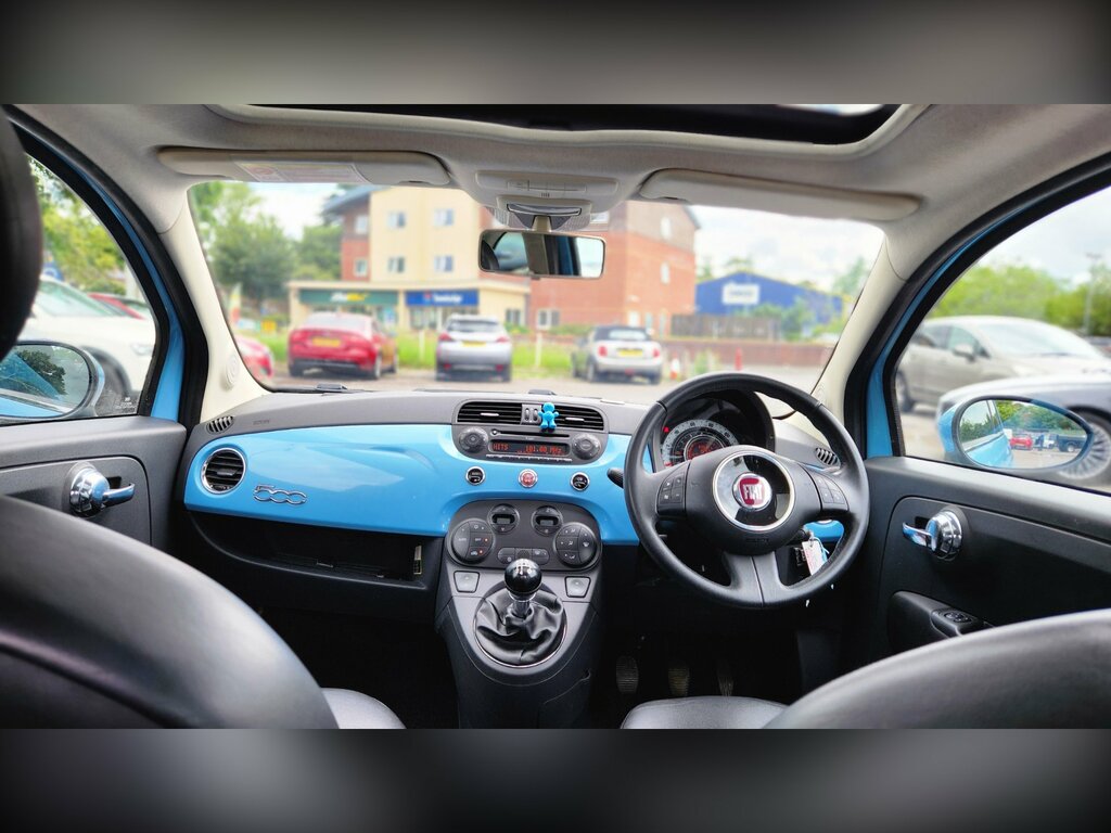 Fiat 500 Hatchback White #12