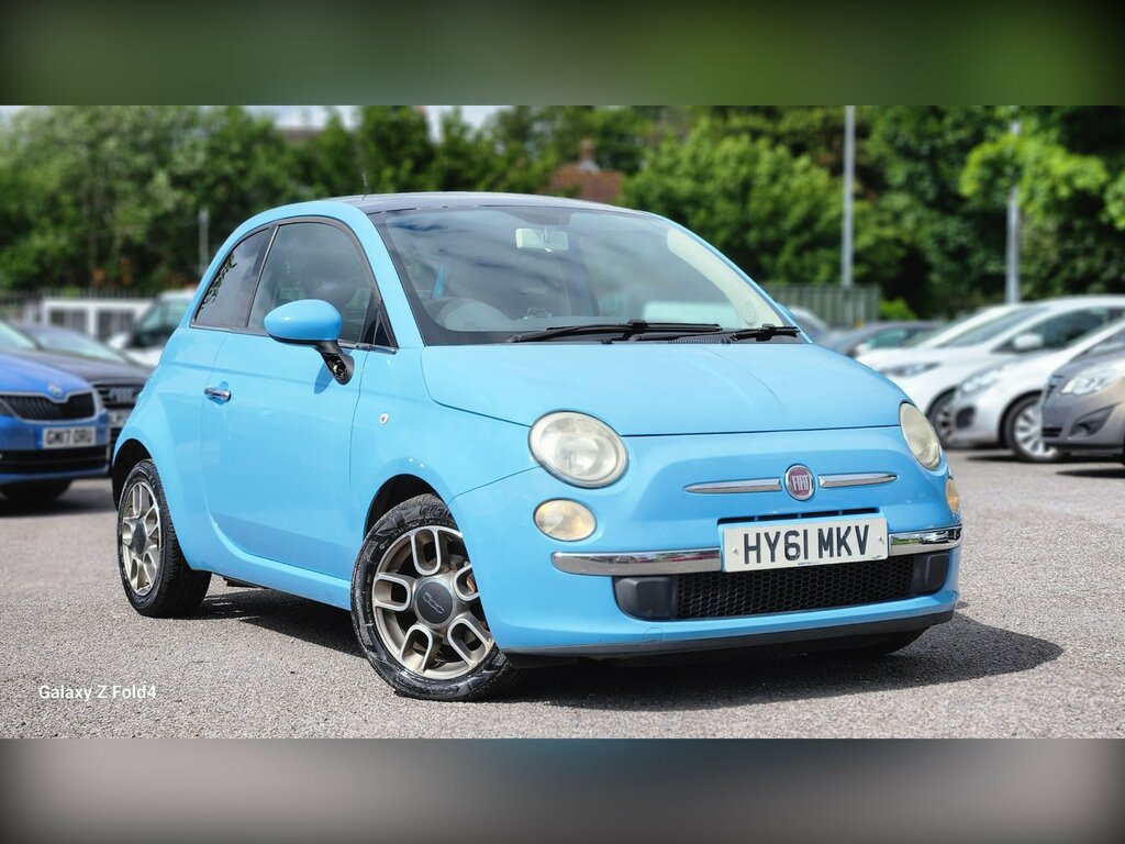 Fiat 500 0.9 Twinair Lounge Hatchback Eur Blue