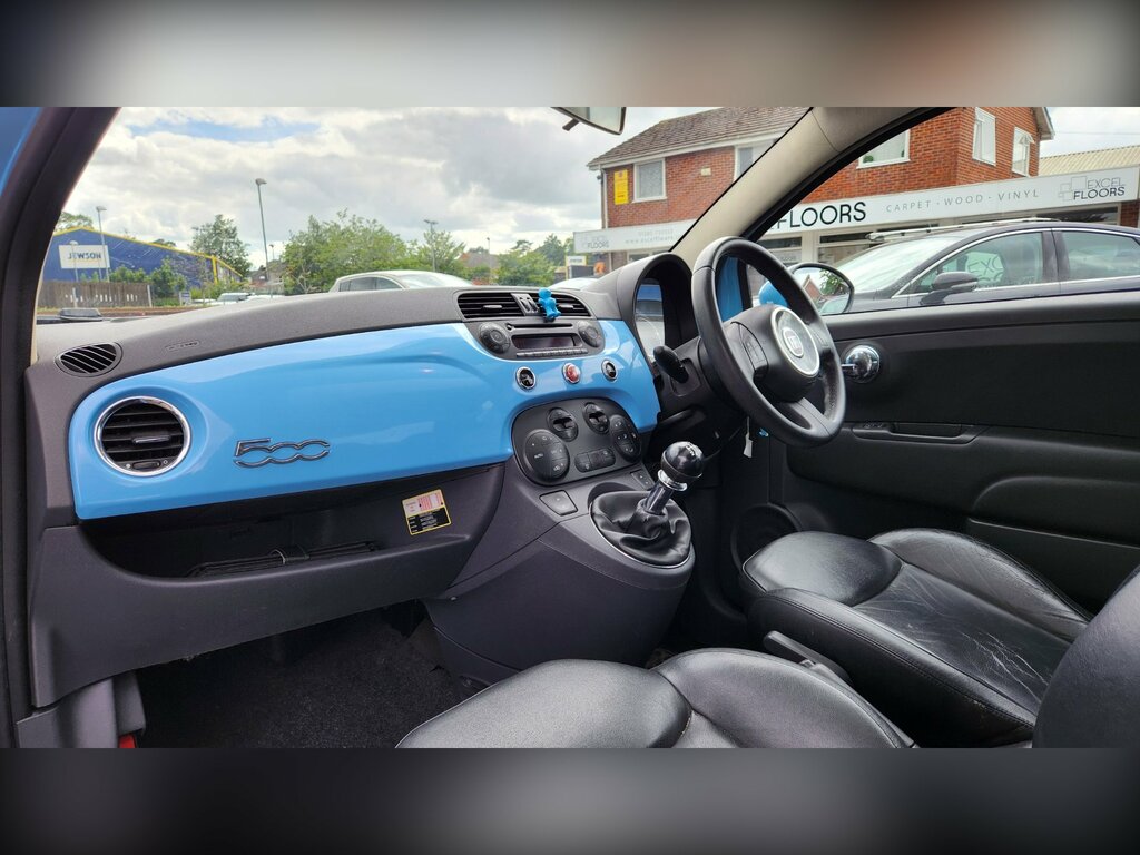 Fiat 500 Hatchback White #10