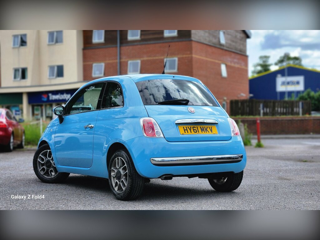 Fiat 500 0.9 Twinair Lounge Hatchback Eur Blue #4