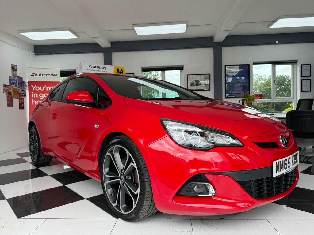 Vauxhall Astra GTC Coupe 1.6I Turbo Limited Edition Euro 6 Ss Red