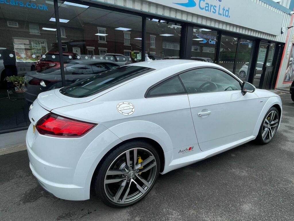 Audi TT 2.0 Tfsi S Line S Tronic Quattro Euro 6 Ss White #4