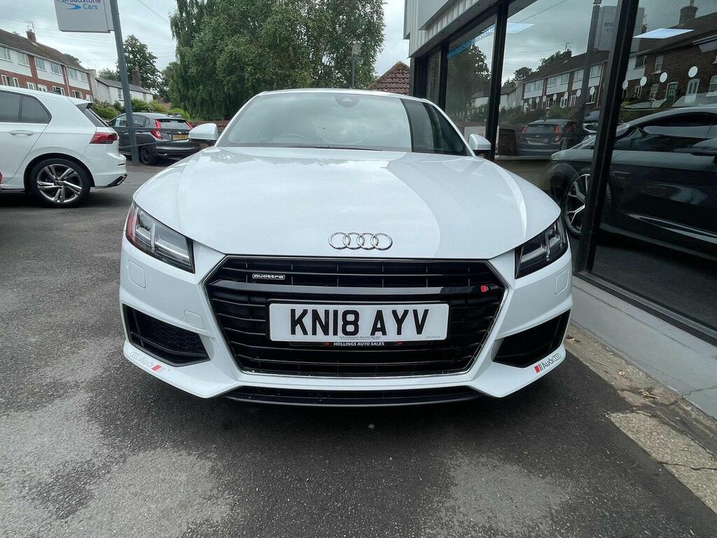 Audi TT 2.0 Tfsi S Line S Tronic Quattro Euro 6 Ss White #2