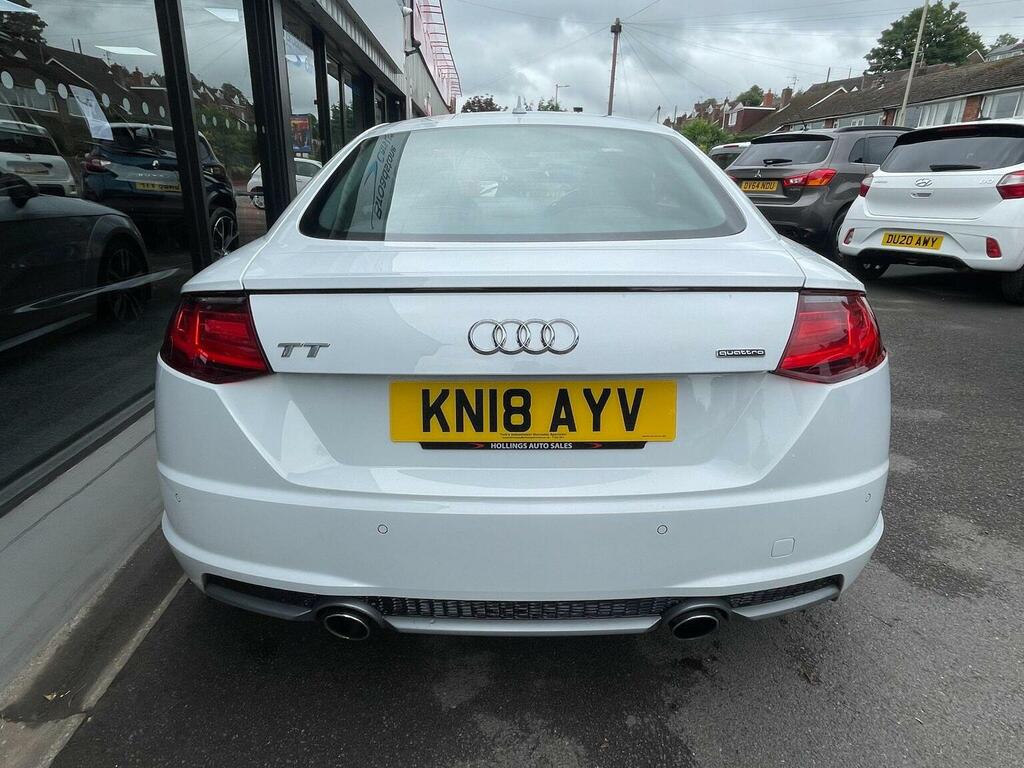 Audi TT 2.0 Tfsi S Line S Tronic Quattro Euro 6 Ss White #5