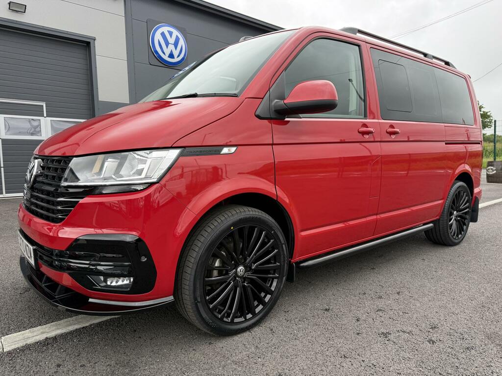Volkswagen Transporter Shuttle 2.0 Tdi Se 150 7 Speed Dsg Swb In Red #6