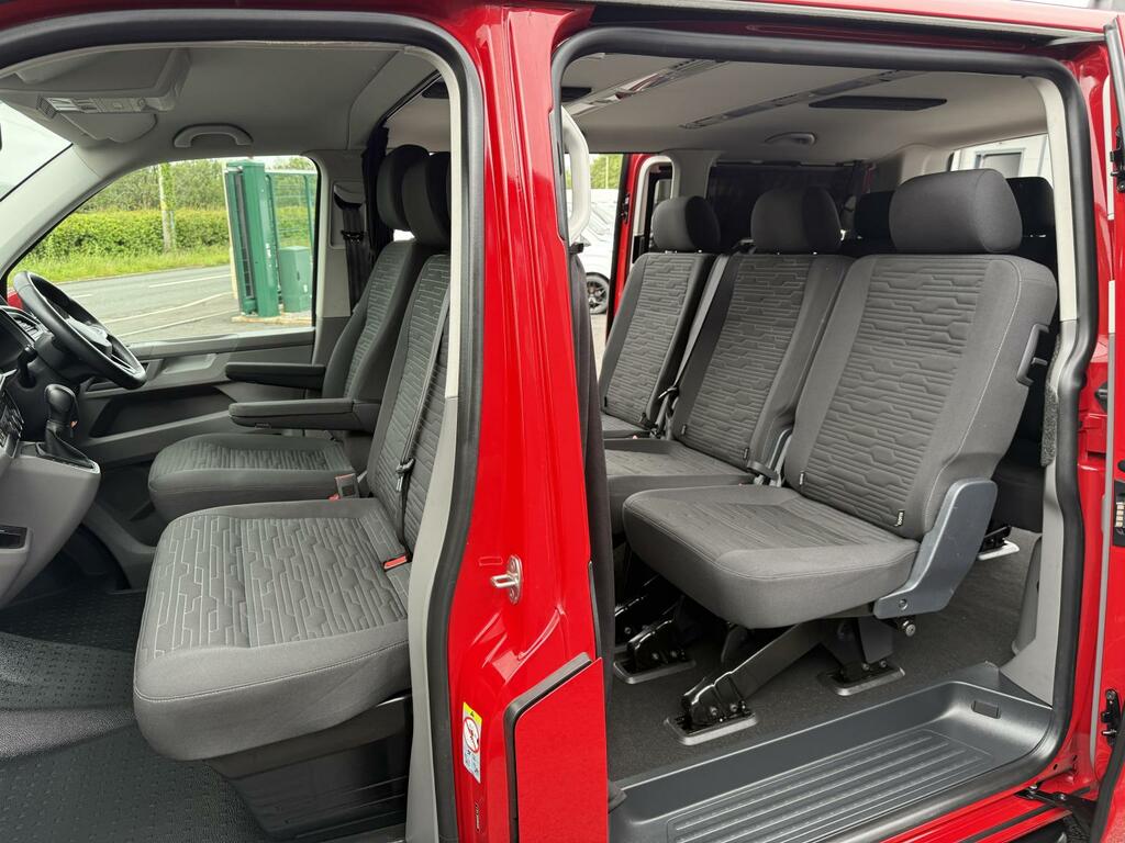 Volkswagen Transporter Shuttle 2.0 Tdi Se 150 7 Speed Dsg Swb In Red #4