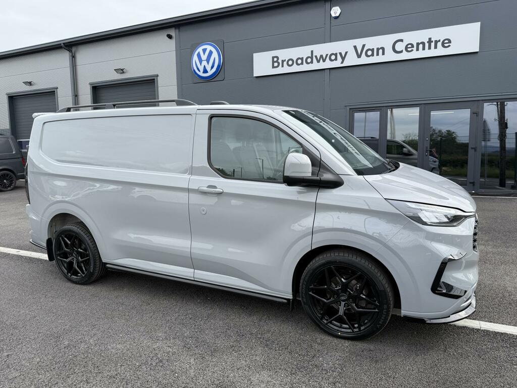 Ford Transit Custom 2.0 320 136 6 Speed Black Edition Ecoblue Limited Grey #2
