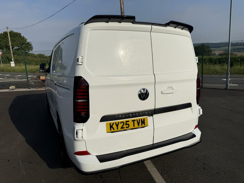 Volkswagen Transporter 2.0 Tdi T7 110 6 Speed Commerce Plus Panel Van KY25TVM White #5