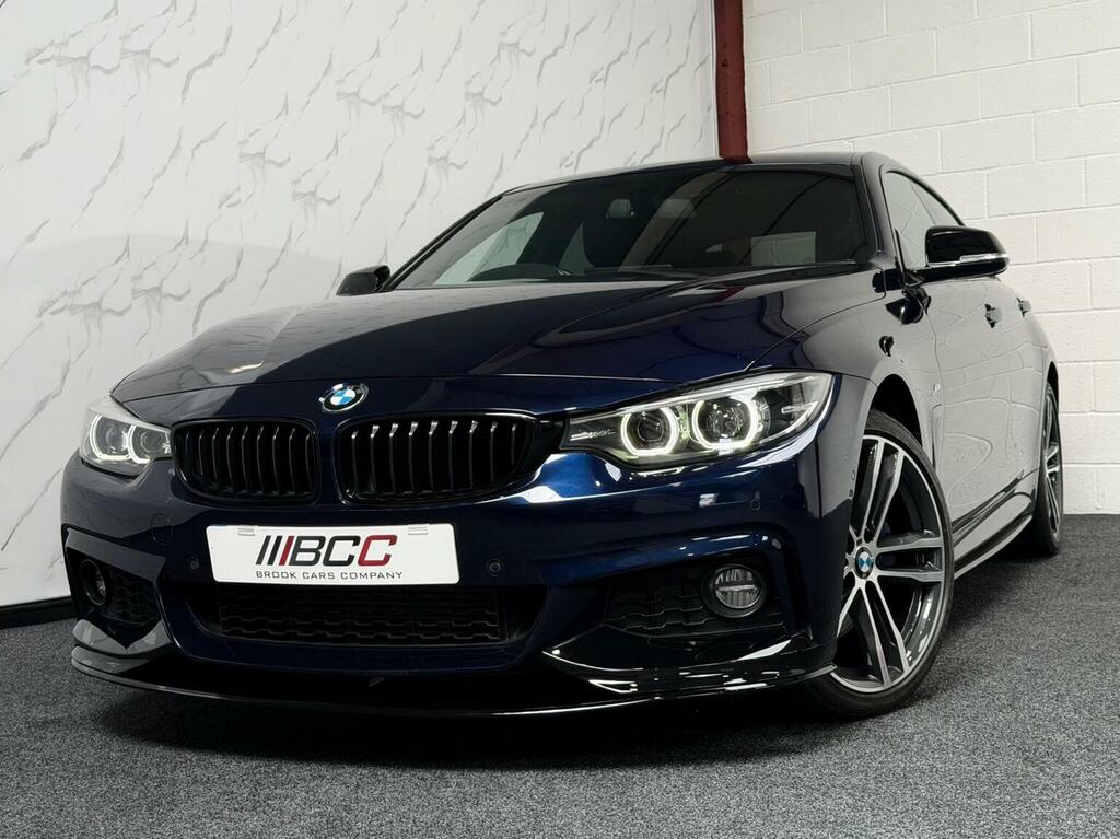 BMW 4 Series Gran Coupe Hatchback 2.0 420D M Sport Xdrive Euro 6 Ss YB69YLC Blue #2