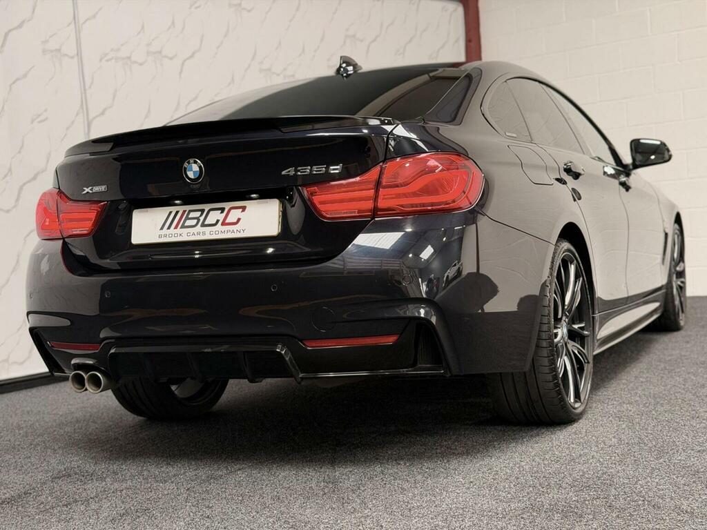 BMW 4 Series Gran Coupe Hatchback 3.0 435D M Sport Xdrive Euro 6 Ss BW17NFG Black #2