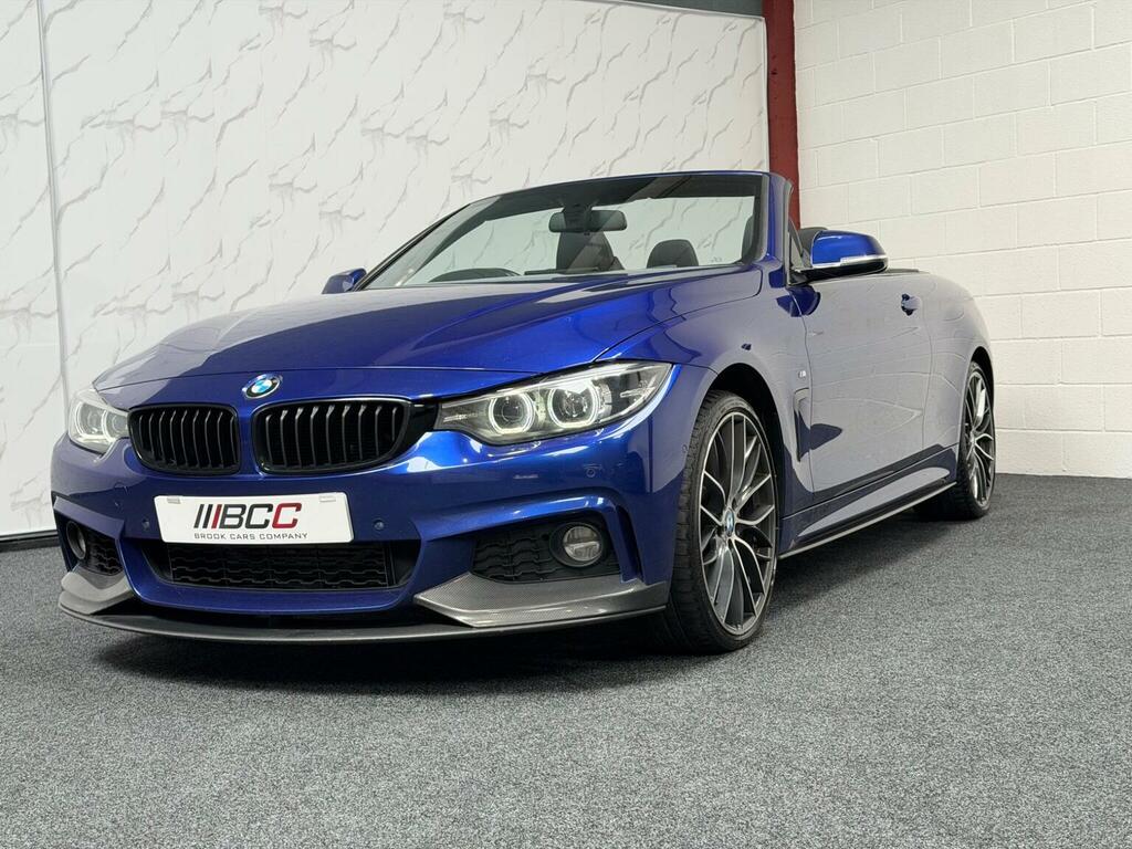 BMW 4 Series Convertible 3.0 435D M Sport Xdrive Euro 6 S SM18HBL Blue #5