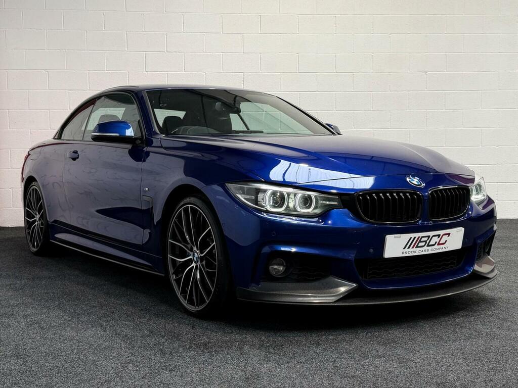 BMW 4 Series Convertible 3.0 435D M Sport Xdrive Euro 6 S Blue #4