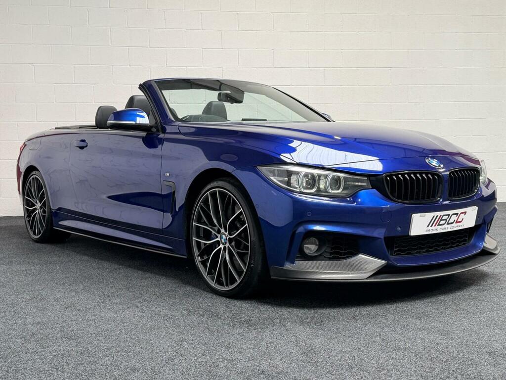 BMW 4 Series Convertible 3.0 435D M Sport Xdrive Euro 6 S Blue #2