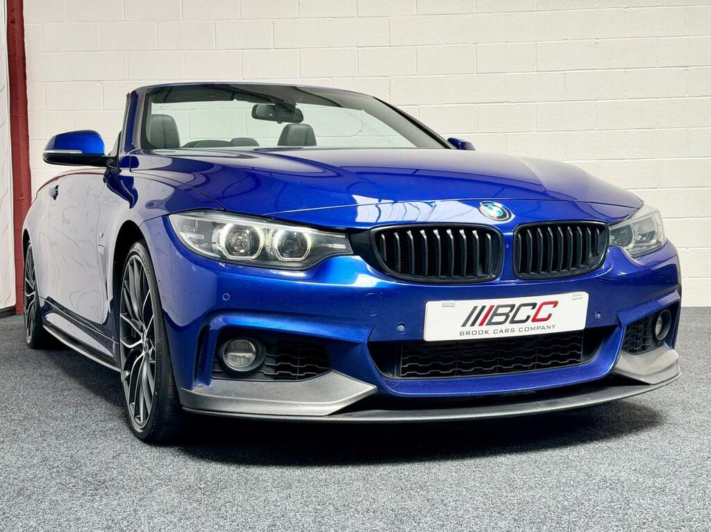 BMW 4 Series Convertible 3.0 435D M Sport Xdrive Euro 6 S Blue #6