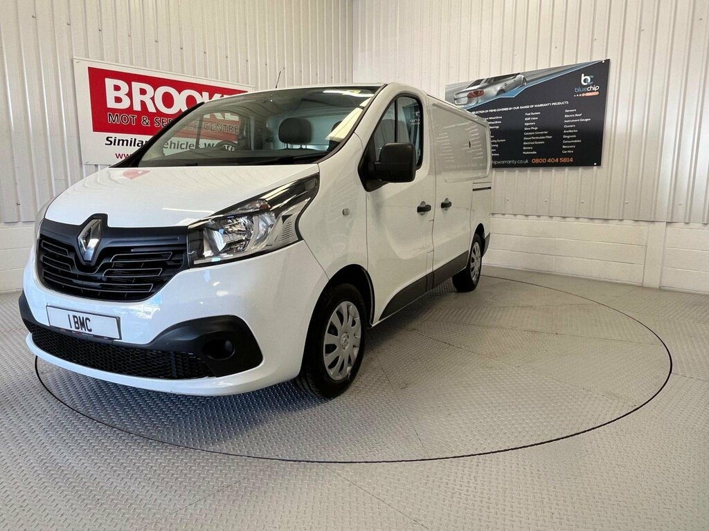 Renault Trafic Panel Van 1.6 Dci 27 Business Swb Standard Roof E SJ19UAU White #2