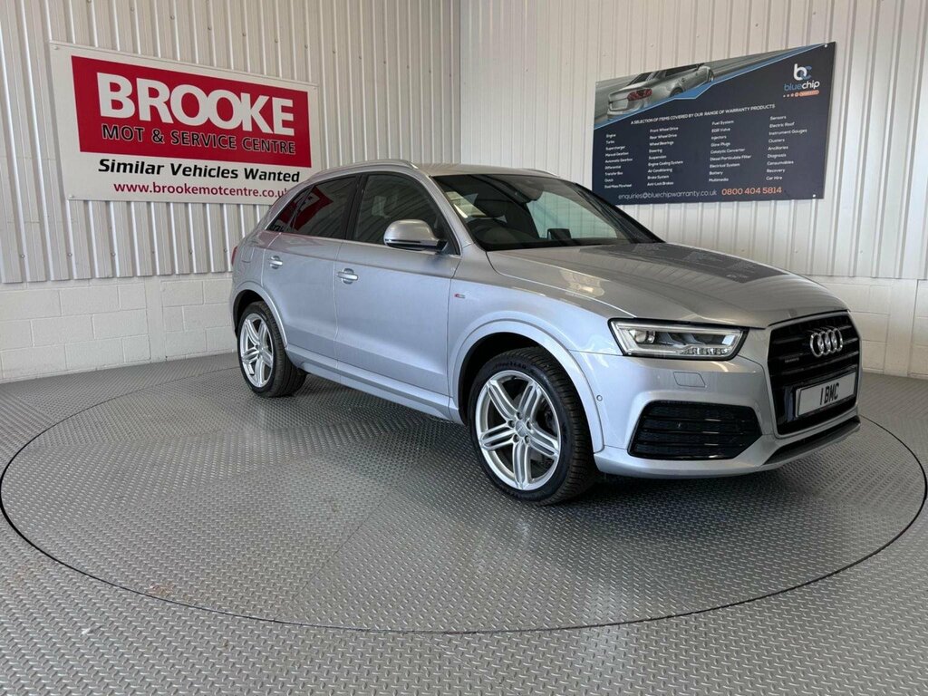 Audi Q3 Suv 2.0 Tdi S Line Plus Quattro Euro 6 Ss Silver
