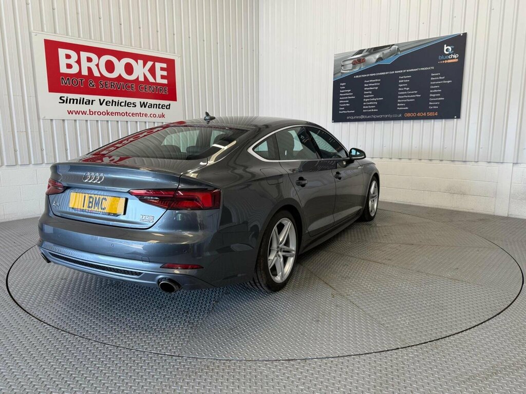 Audi A5 Hatchback 2.0 Tfsi S Line Sportback S Tronic Quatt AK18YWG Grey #5
