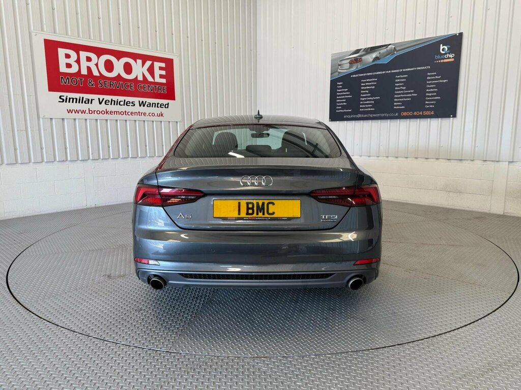 Audi A5 Hatchback 2.0 Tfsi S Line Sportback S Tronic Quatt AK18YWG Grey #6