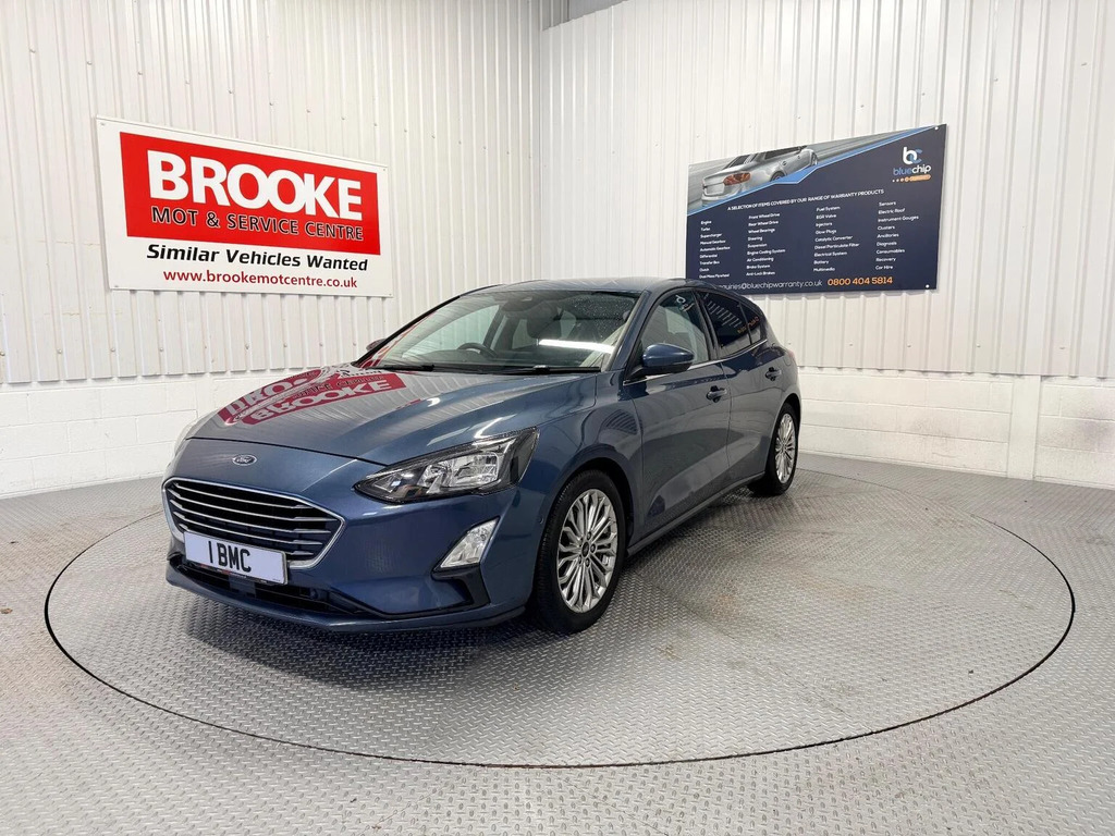 Ford Focus Hatchback 1.0T Ecoboost Titanium X Euro 6 Ss DO69NAH Blue #2
