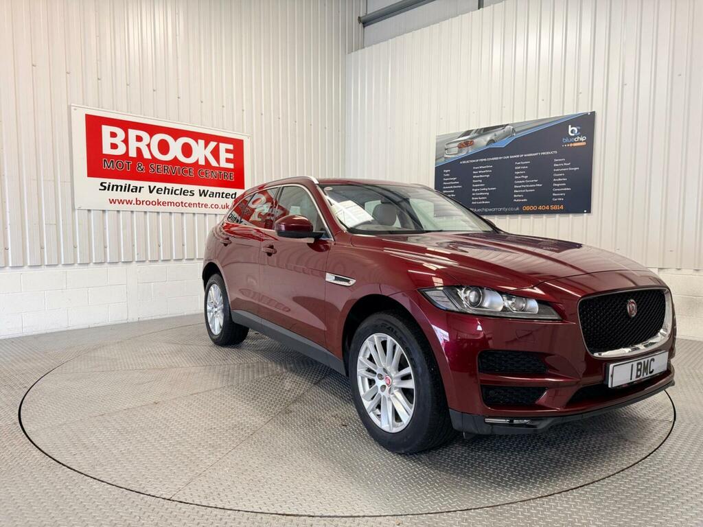 Jaguar F-Pace Suv 2.0 D180 Portfolio Awd Euro 6 Ss Red